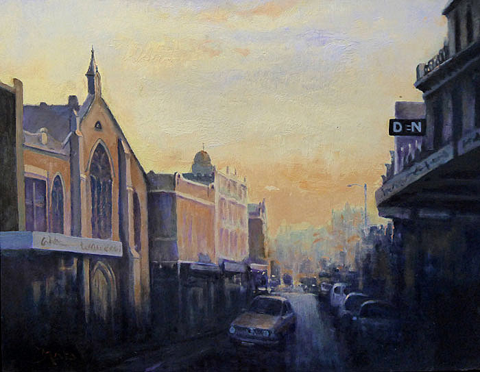 king st newtown sydney painting